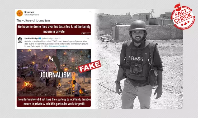 Viral Posts Falsely Claim Danish Siddiqui Sold Cremation Images For Profit