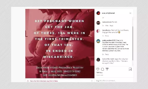 Study On COVID-19 Vaccines Misleadingly Linked To Miscarriages