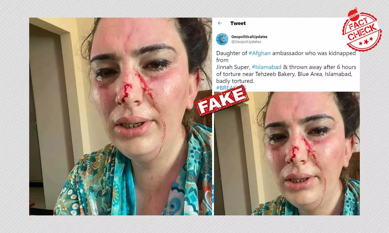 Photo Of Pakistani TikTok Star Viral As Kidnapped Afghan Envoys Daughter
