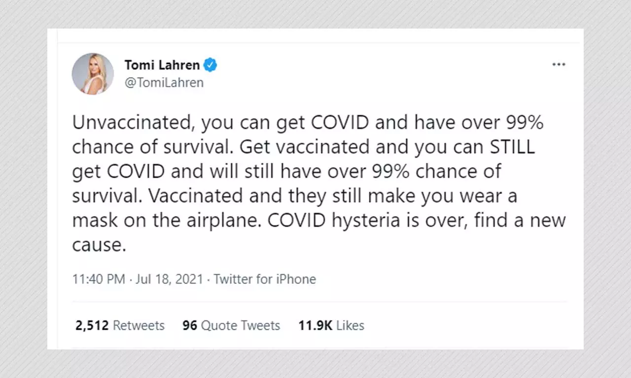 Tomi Lahren Misleadingly Downplays Protection Offered By COVID-19 Vaccines