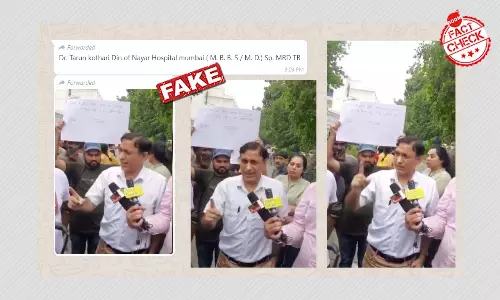 No, Anti-Masker Dr. Tarun Kothari Is Not Dean Of Nair Hospital In Mumbai