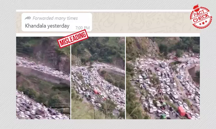 Video Of Traffic Jam In Pakistan Peddled As Khandala