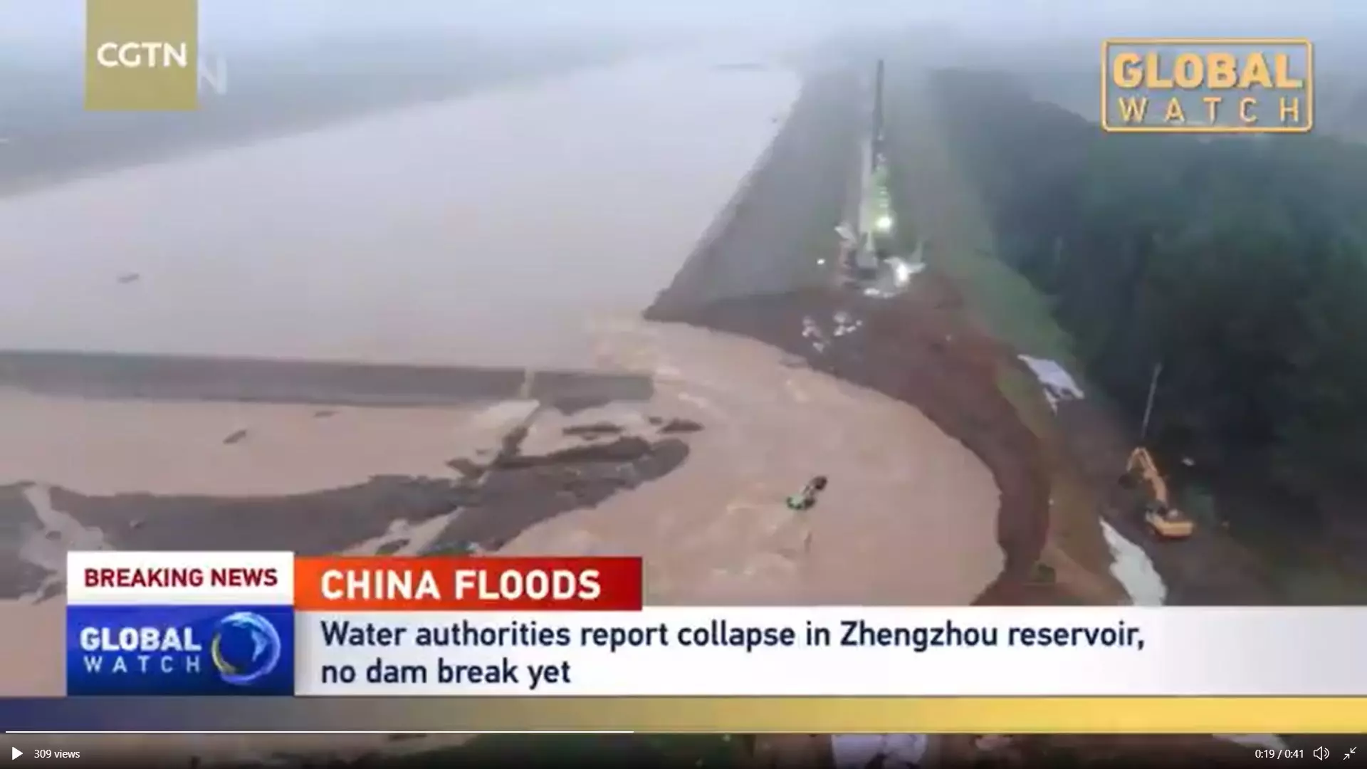 No, This Is Not A Photo Of A Collapsed Guojiazui Dam In Central China