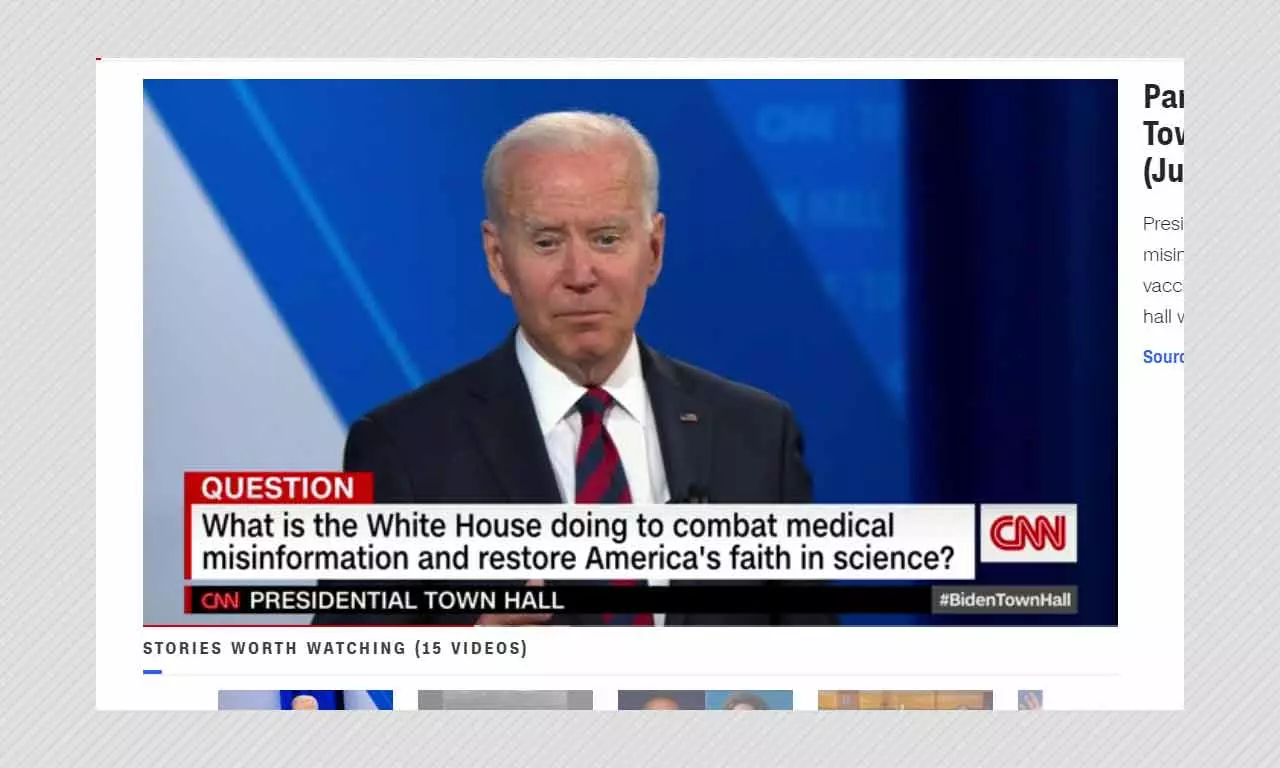 Joe Biden Falsely Claims Vaccinated People Cannot Contract COVID-19