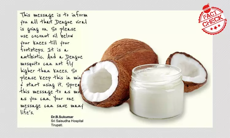 Does Coconut Oil Prevent Dengue? A FactCheck