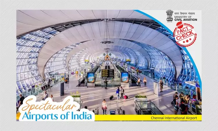Ministry Of Civil Aviation Shares Image Of Bangkok Airport As Chennai