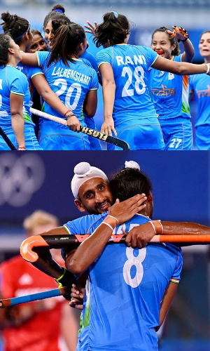 India At #TokyoOlympics: Mens And Womens Hockey Teams Storm Into Semi-Finals