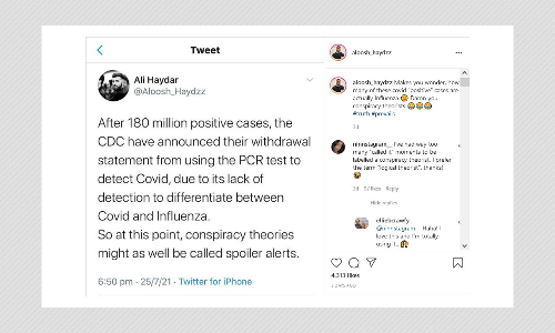 US Authorities Have Not Stopped Using RT-PCR Tests For COVID-19 Detection