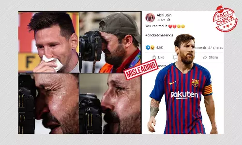 2019 Images of Iraqi Photographer Falsely Linked To Messis Barca Exit