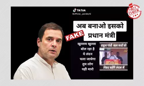 Did Rahul Gandhi Say He Will Move To London? Cropped Video Revived