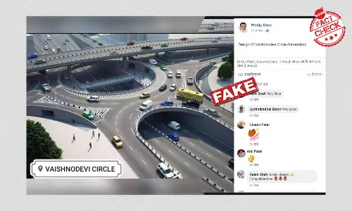 2012 Image Of Ukraines Overpass Plan Falsely Shared As Ahmedabad