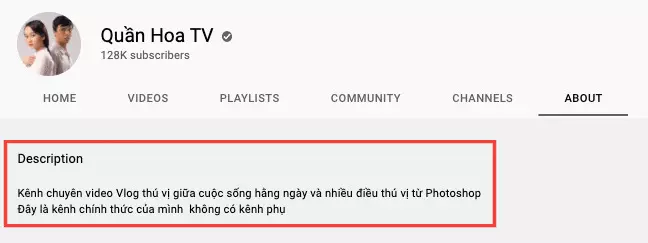 Description Section of Quần Hoa TV Description Section of Quần Hoa TV