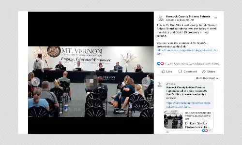 Dr Daniel Stock Shared COVID-19 Misinformation At School Board Meeting