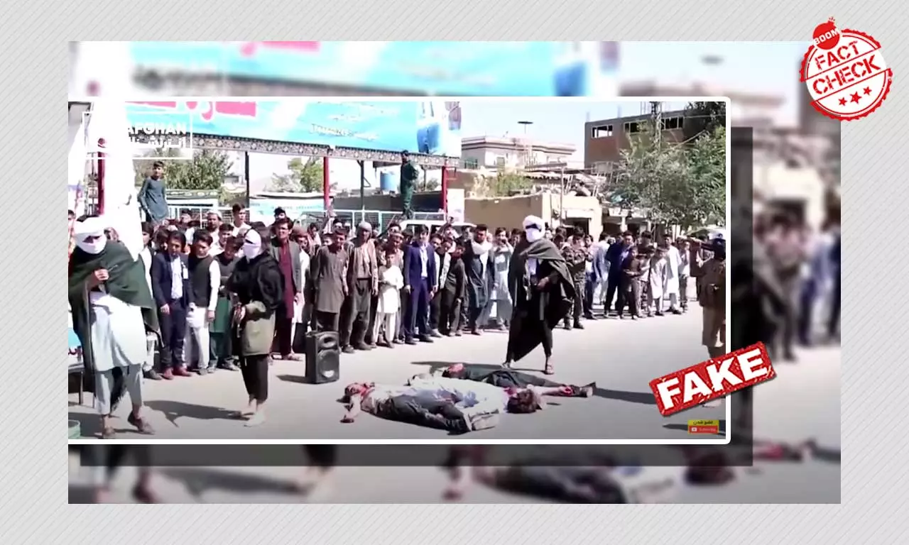 No, This Video Does Not Show Taliban Publicly Executing Afghans