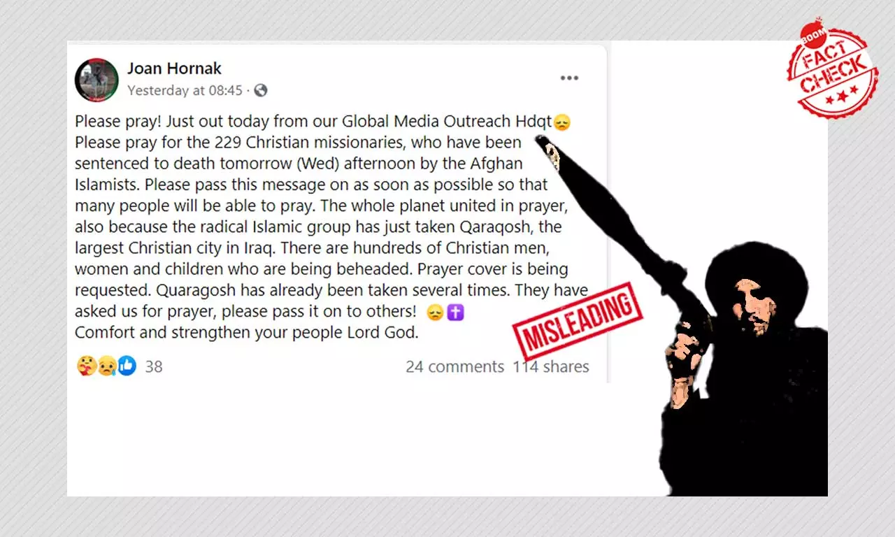 Old Hoax Of 229 Christians To Be Executed Revived After Taliban Takeover Old Hoax Of 229 Christians To Be Executed Revived After Taliban Takeover