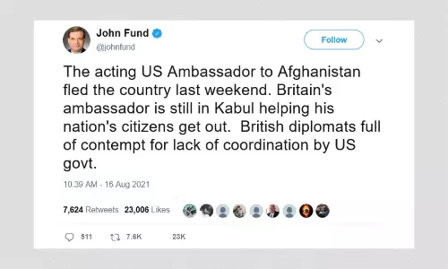 Acting US Ambassador Ross Wilson Did Not Flee Afghanistan After Taliban Takeover