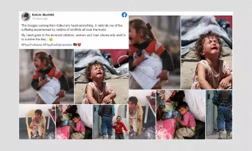 Photos Of Children In Conflict Zones Misleadingly Linked To Taliban