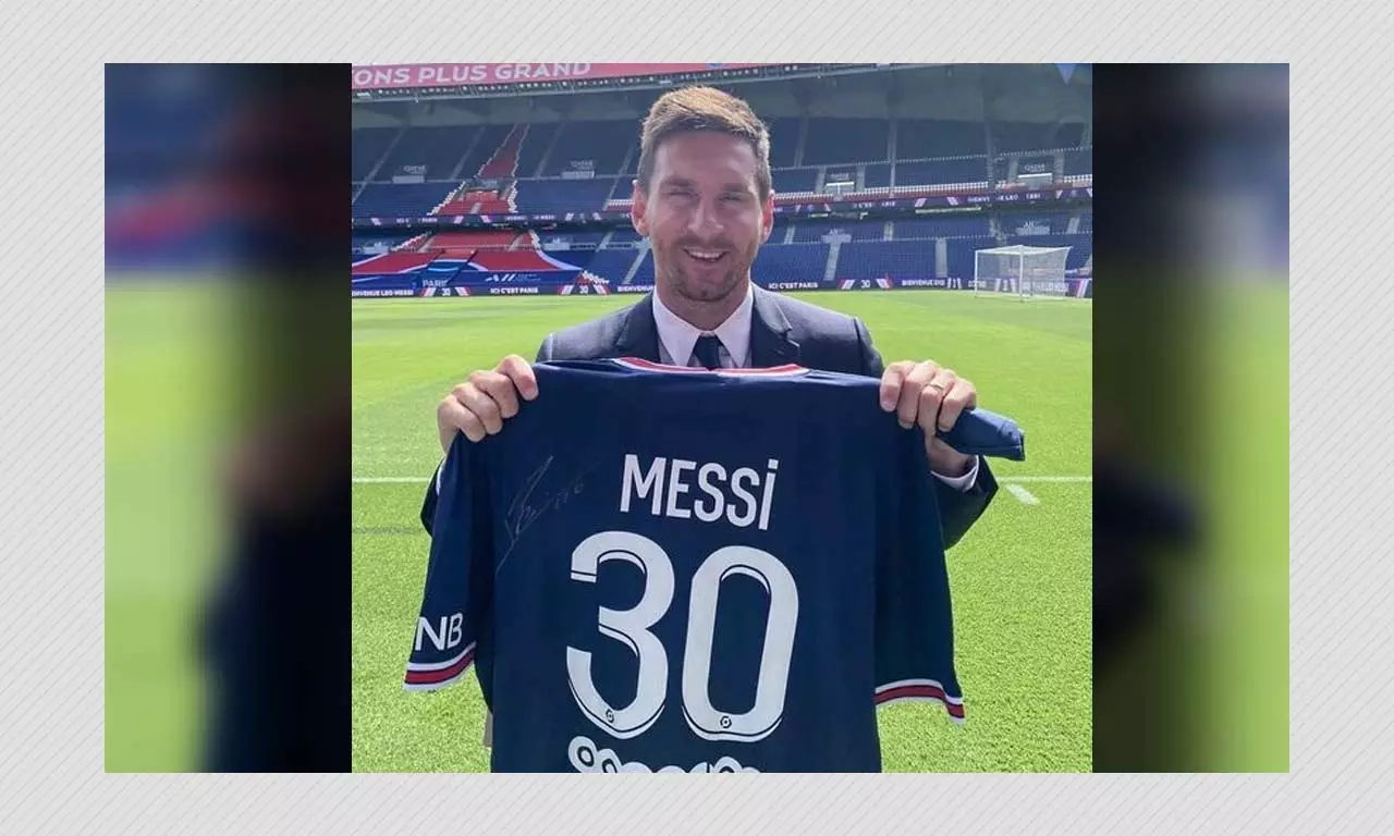 Lionel Messi New Sport Jersey Paris Saint-Germain PSG Messi No. 30