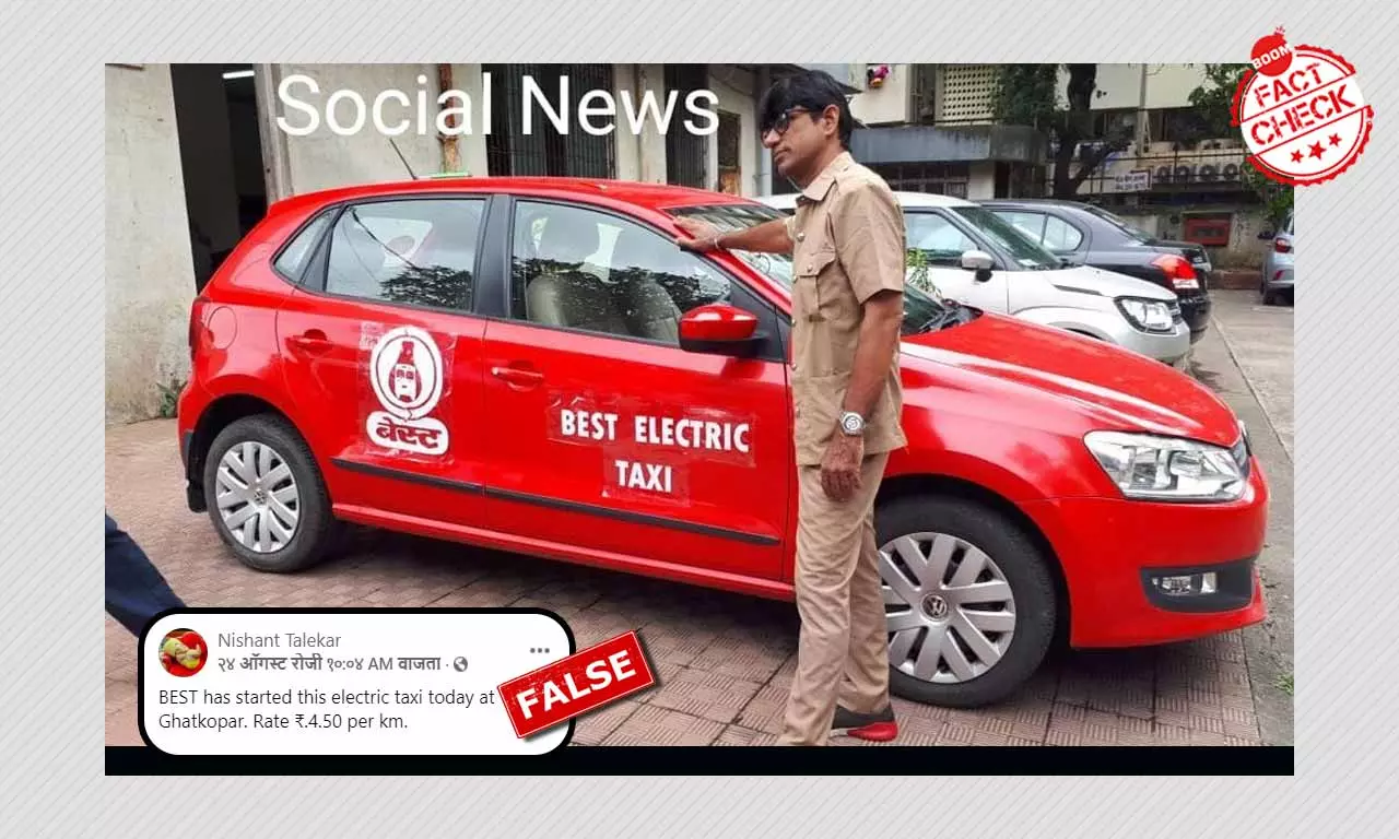 No, BEST Has Not Launched Electric Taxi In Mumbai