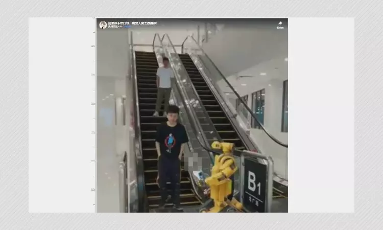 Video Of Robots Attacking Shoppers Is Computer-Generated