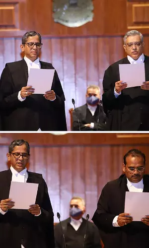 Nine New Supreme Court Judges Sworn In; Justice BV Nagarthna In Line To Be Indias First Female Chief Justice