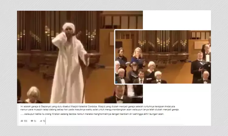 Muslim Call To Prayer Performed In England Shared As Cathedral In Spain