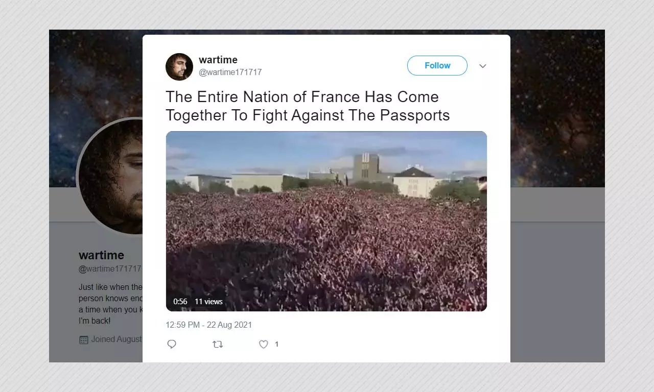 2016 Video Of Iceland Football Fans Shared As Vaccine Passport Protest In France