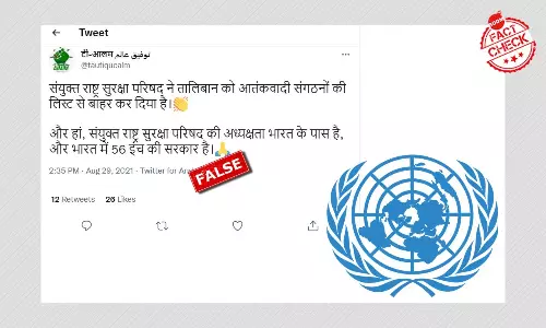 Did UNSC Remove Taliban From Terror List Under Indias Presidency? A FactCheck