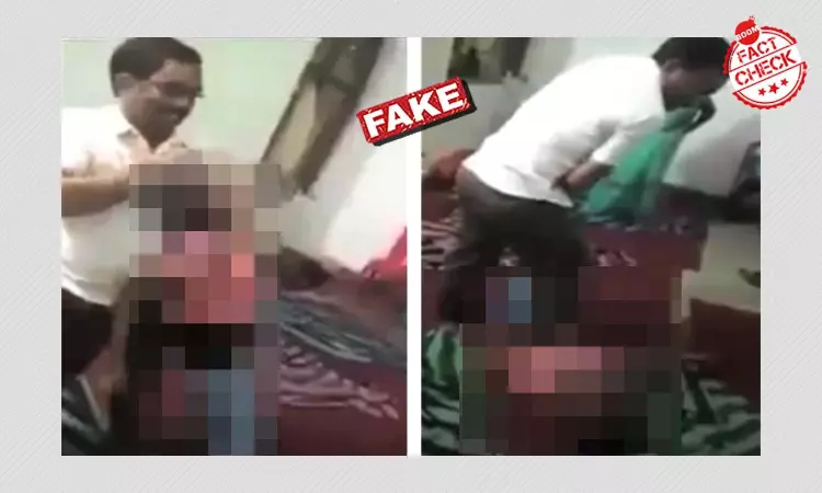 Shocking Assault Video From Chhattisgarh Falsely Shared As Gujarats RMVM School