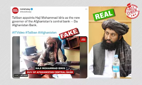 Indian News Outlets Misidentify New Governor Of Afghanistans Central Bank