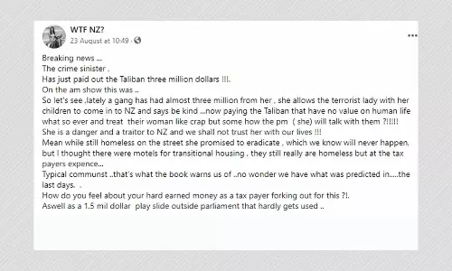 No, New Zealand Has Not Pledged Financial Aid To The Taliban