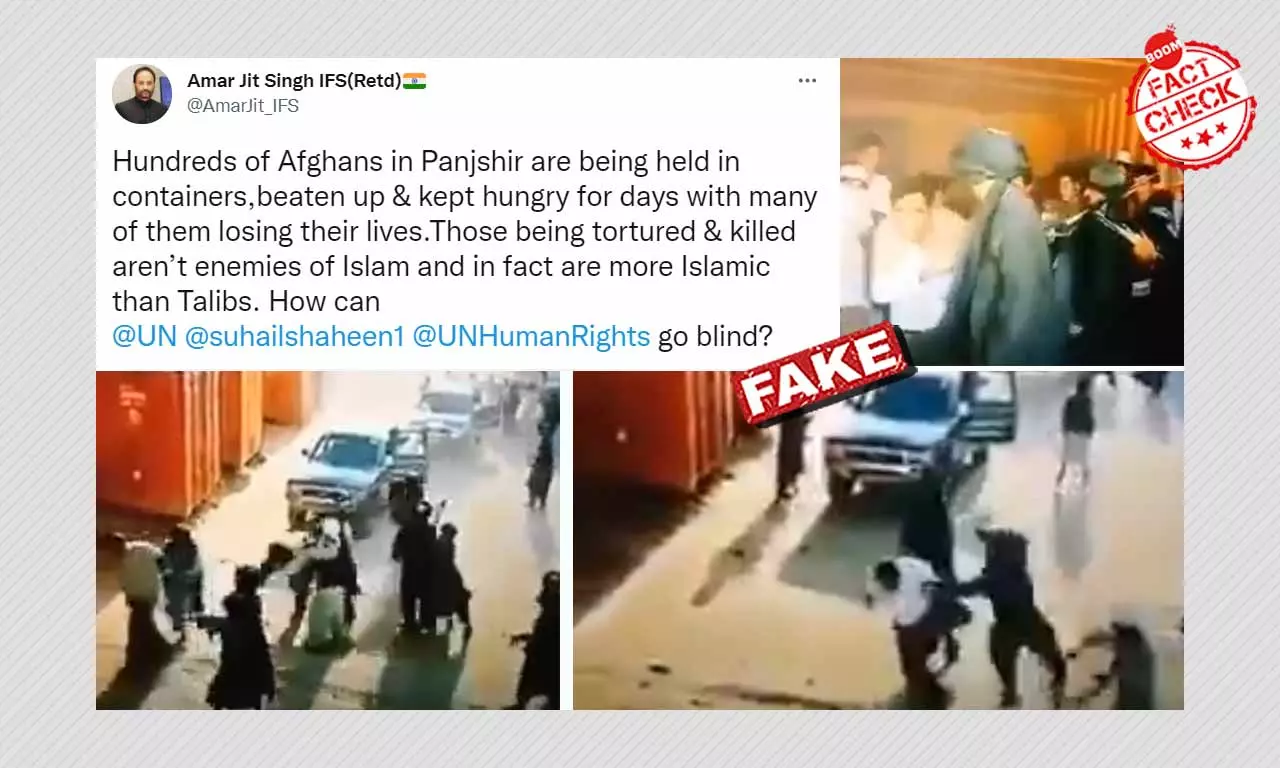 Movie Scene Falsely Shared As Taliban Torturing Panjshir Locals