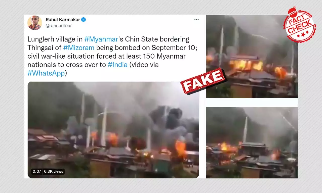 Video From Chinese TV Drama Falsely Shared As Recent Myanmar Clashes