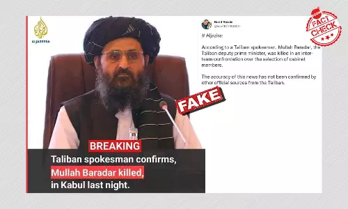 No, Al Jazeera Did Not Report Taliban Deputy PM Mullah Baradar Killed