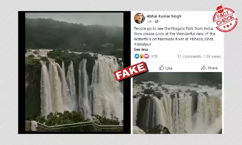 Video Of Jog Falls In Karnataka Revived As WaterFall From MP, Kerala