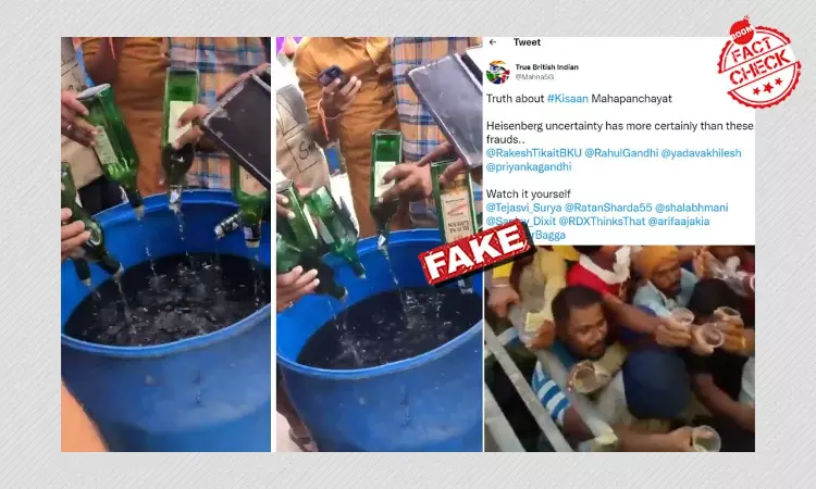 Videos Of Alcohol Served At Religious Fair In Punjab Falsely Linked To Farmers Protest