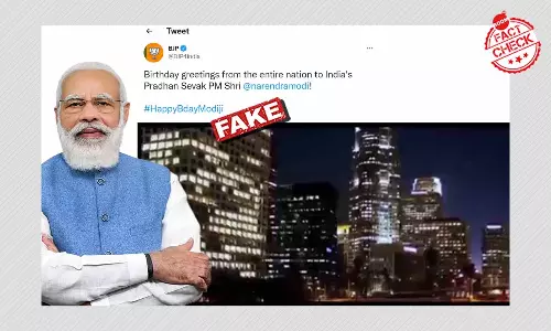 BJP Uses Los Angeles Clip To Highlight PM Modis Achievements On Birthday