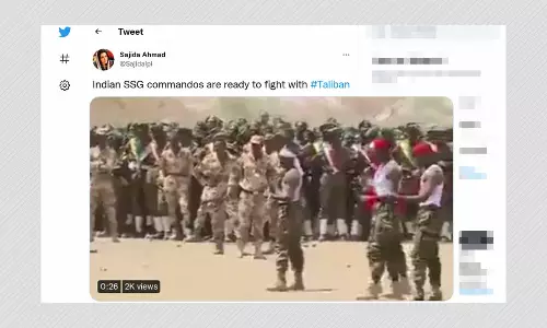 Video From Ethiopia Shared As Indian Army Training To Fight Taliban