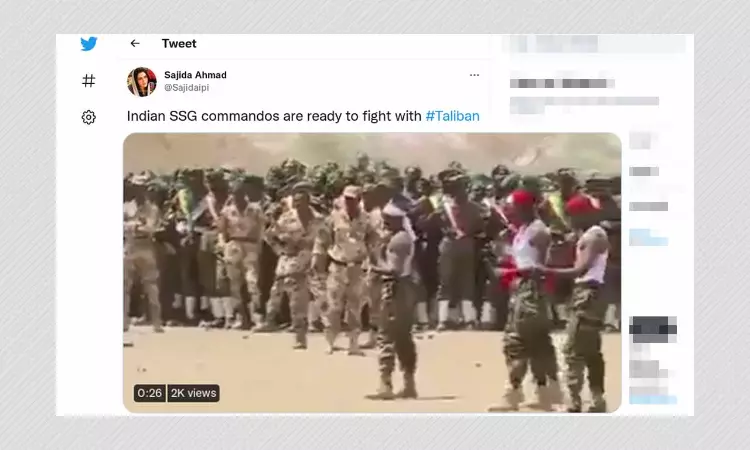 Video From Ethiopia Shared As Indian Army Training To Fight Taliban