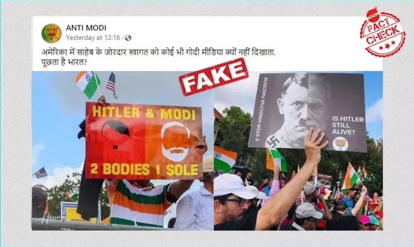 Old Images Of Anti-Modi Protest In US Shared As Recent