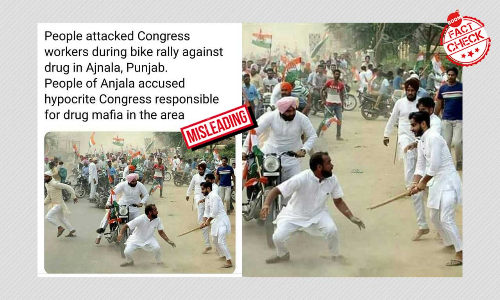 Old Photo Of Congress Rally Under Attack Revived As Recent