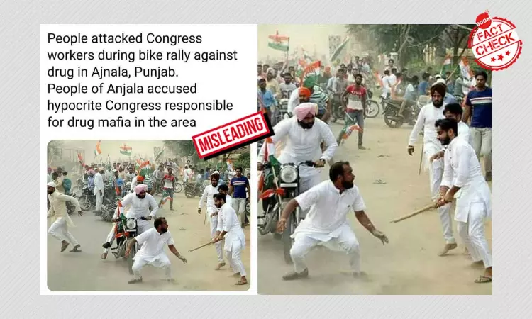 Old Photo Of Congress Rally Under Attack Revived As Recent