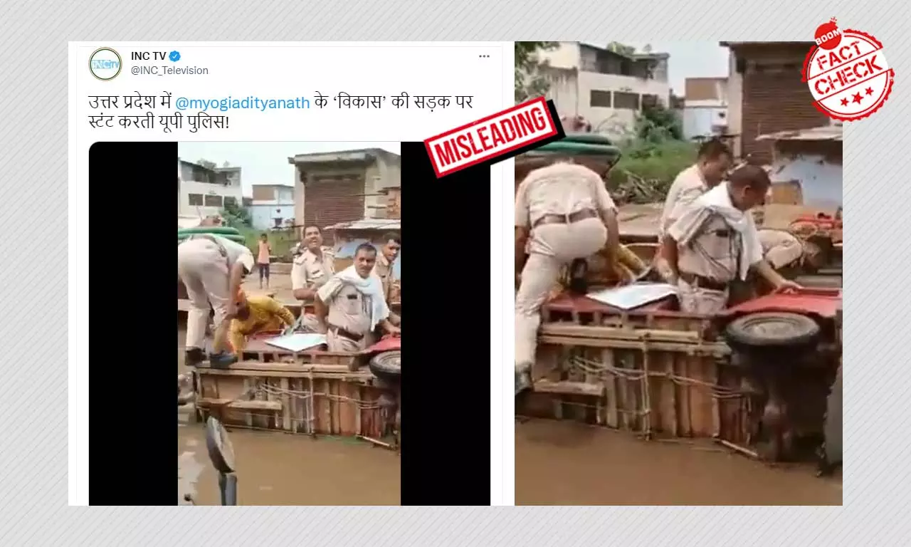 Congress Handles Tweet Video From Rajasthan As State Of UP Roads