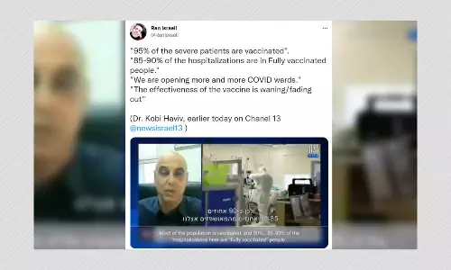 Israeli Doctors Misrepresented To Claim COVID-19 Vaccines Do Not Work