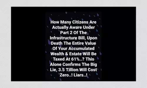 Proposed US Infra Bill Will Not Impose 61 Per Cent Tax On Deceased People
