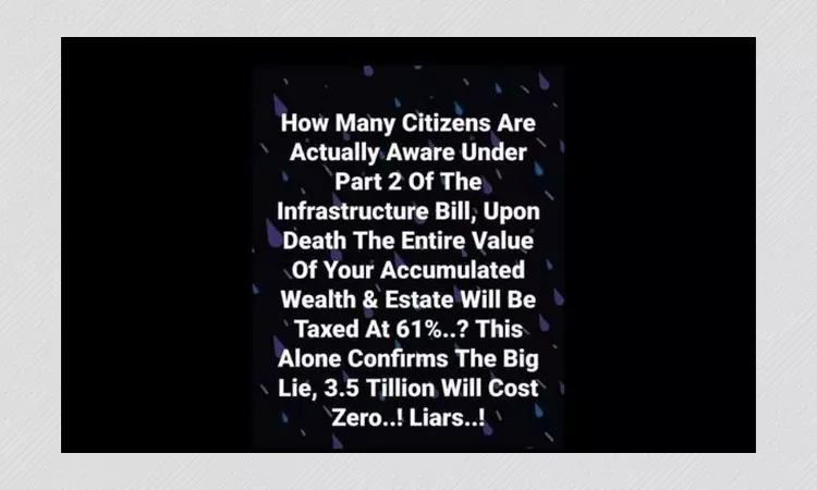 Proposed US Infra Bill Will Not Impose 61 Per Cent Tax On Deceased People