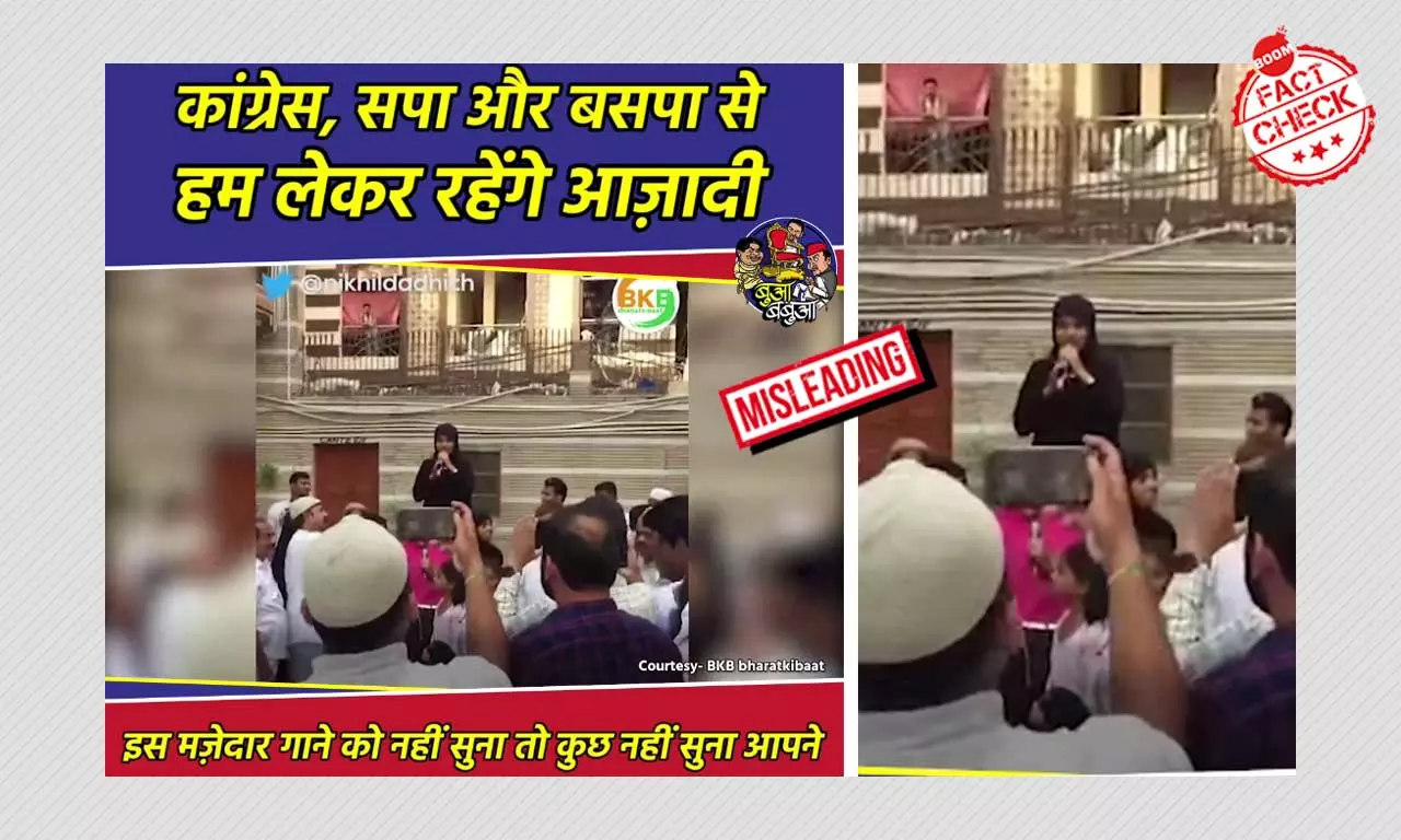 Muslim Woman In Video Mocking Opposition Leaders Is A BJP Panelist