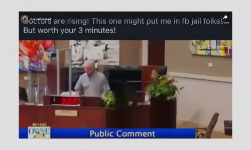 Retired US Chiropractor Shares COVID-19 Misinfo In Florida Testimony