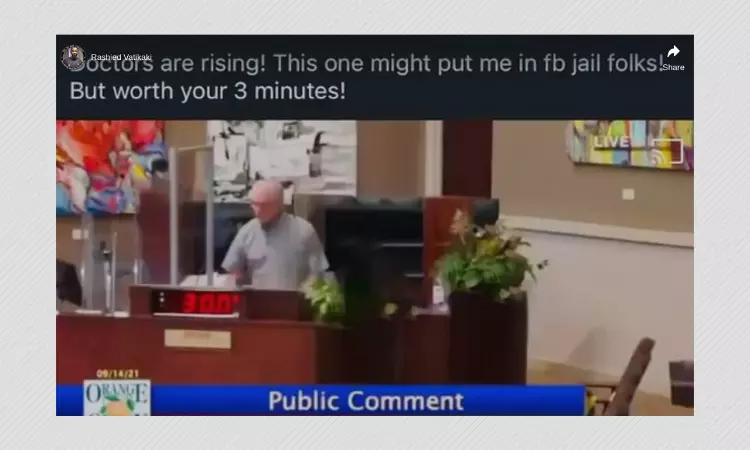Retired US Chiropractor Shares COVID-19 Misinfo In Florida Testimony
