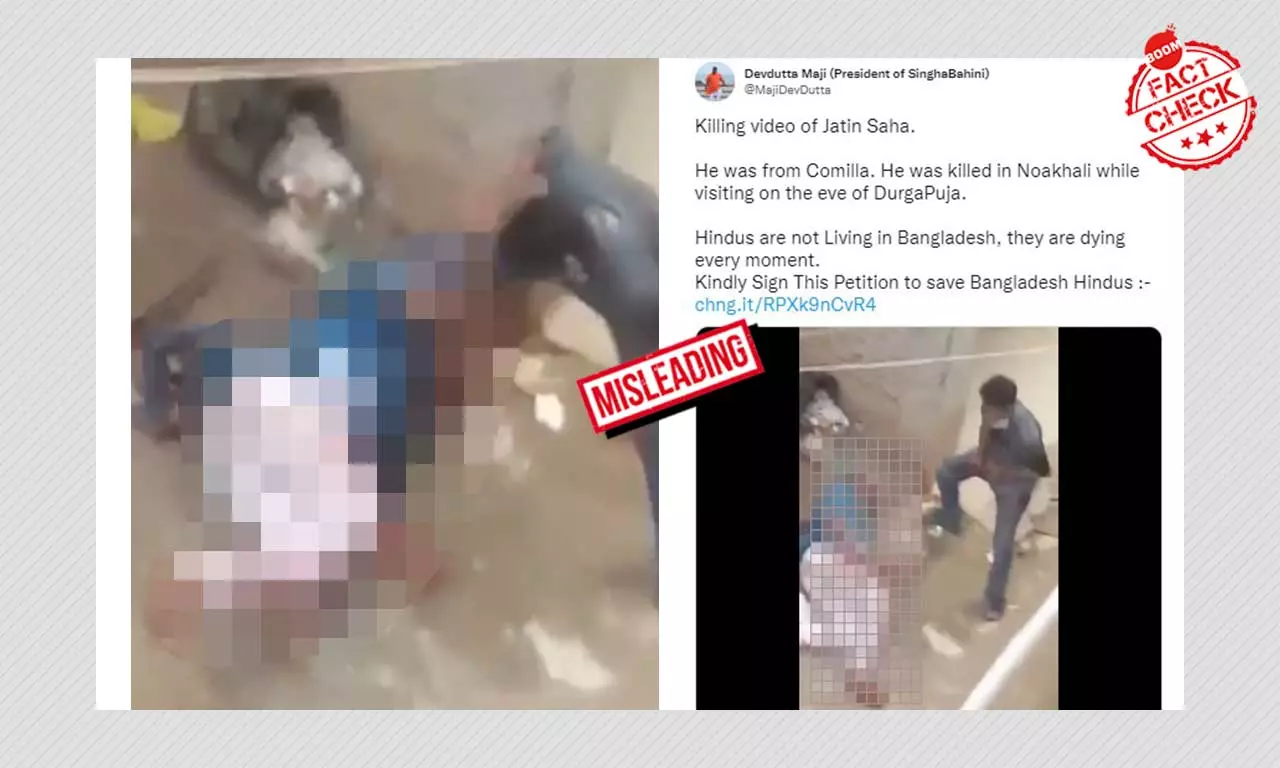 Video Of Man Killed Over Land Dispute Falsely Shared As Bangladesh Violence